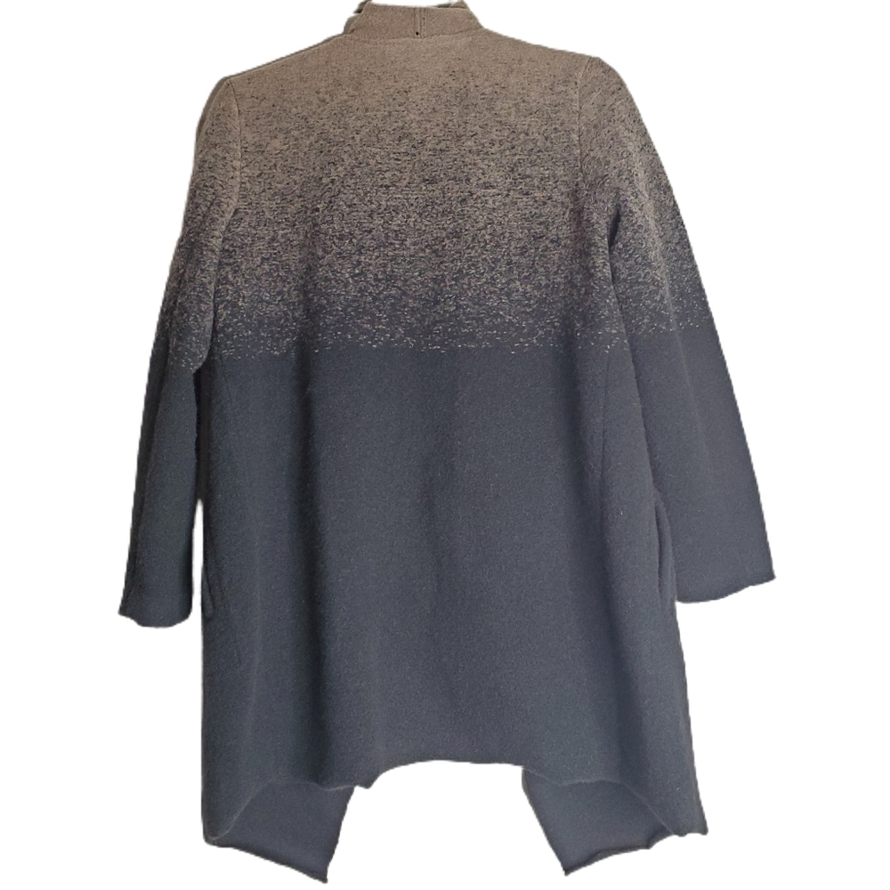 BB Dakota Black and Brown Ombre Open Front Coatigan - Picture 6 of 8
